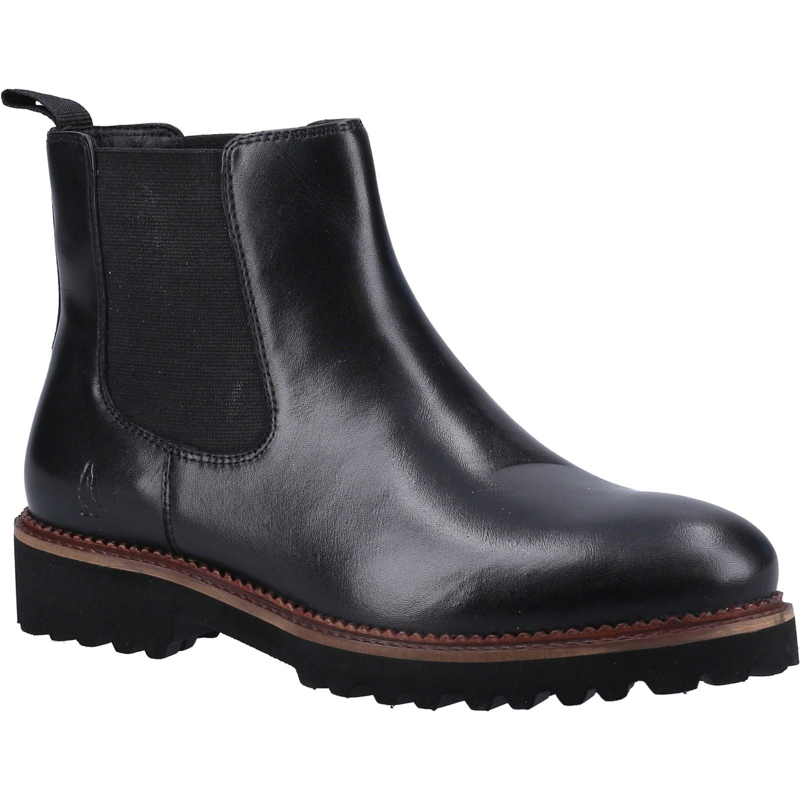 Hush Puppies Gwyneth Chelsea Damenstiefel Aus Schwarzem Wildleder
