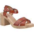 Hush Puppies Georgia Cork Damen Sandalen Aus Leder In Tan