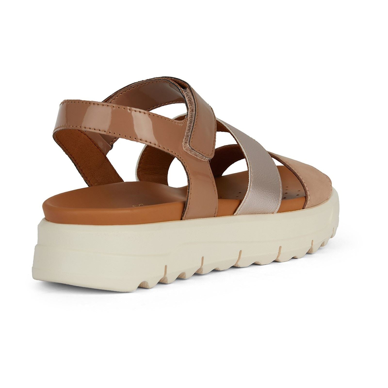 Geox D Xand 2.1S B Damen Nude Sandalen