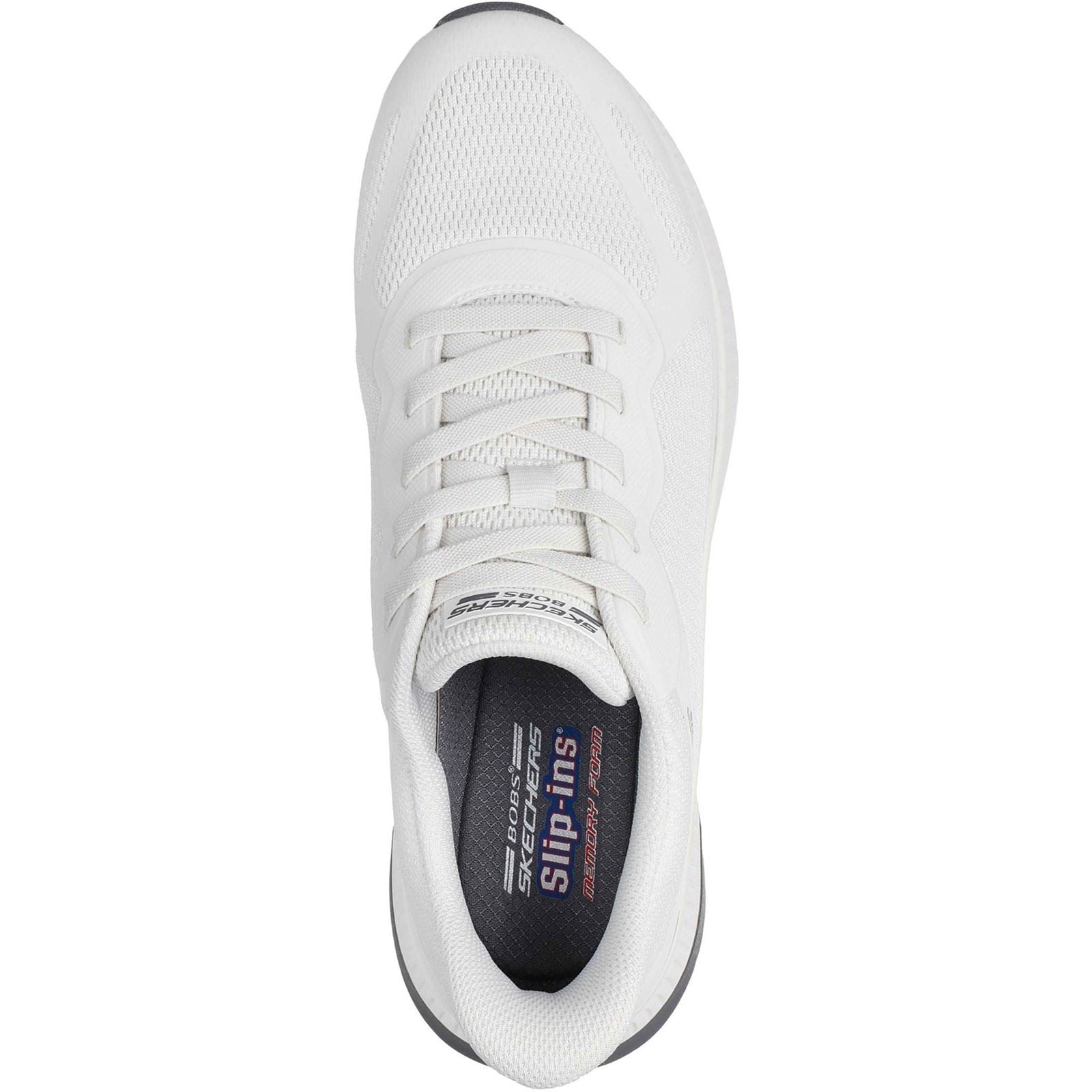 Skechers BOBS Sport Squad Chaos 4 Herren Weiß Sneaker