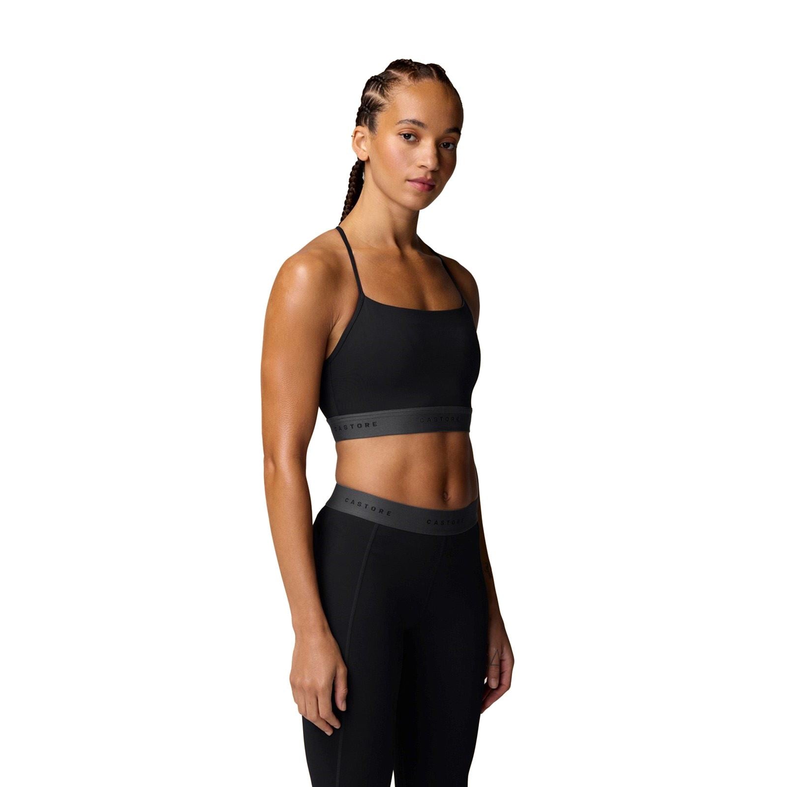 Castore Low Support Sports Bra Polyester Damen Schwarze Farber Sport-Bh