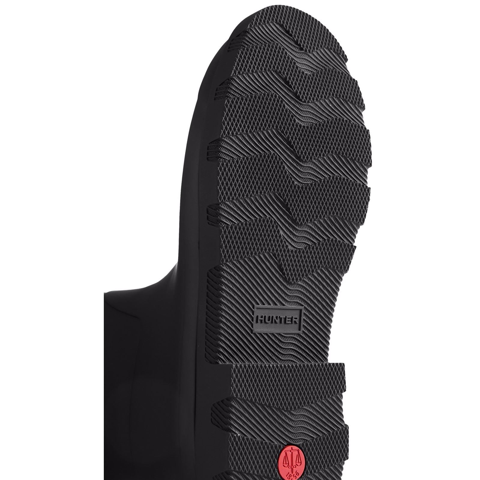 Hunter Downpour Tall Boot Damen Gummistiefel In Schwarz