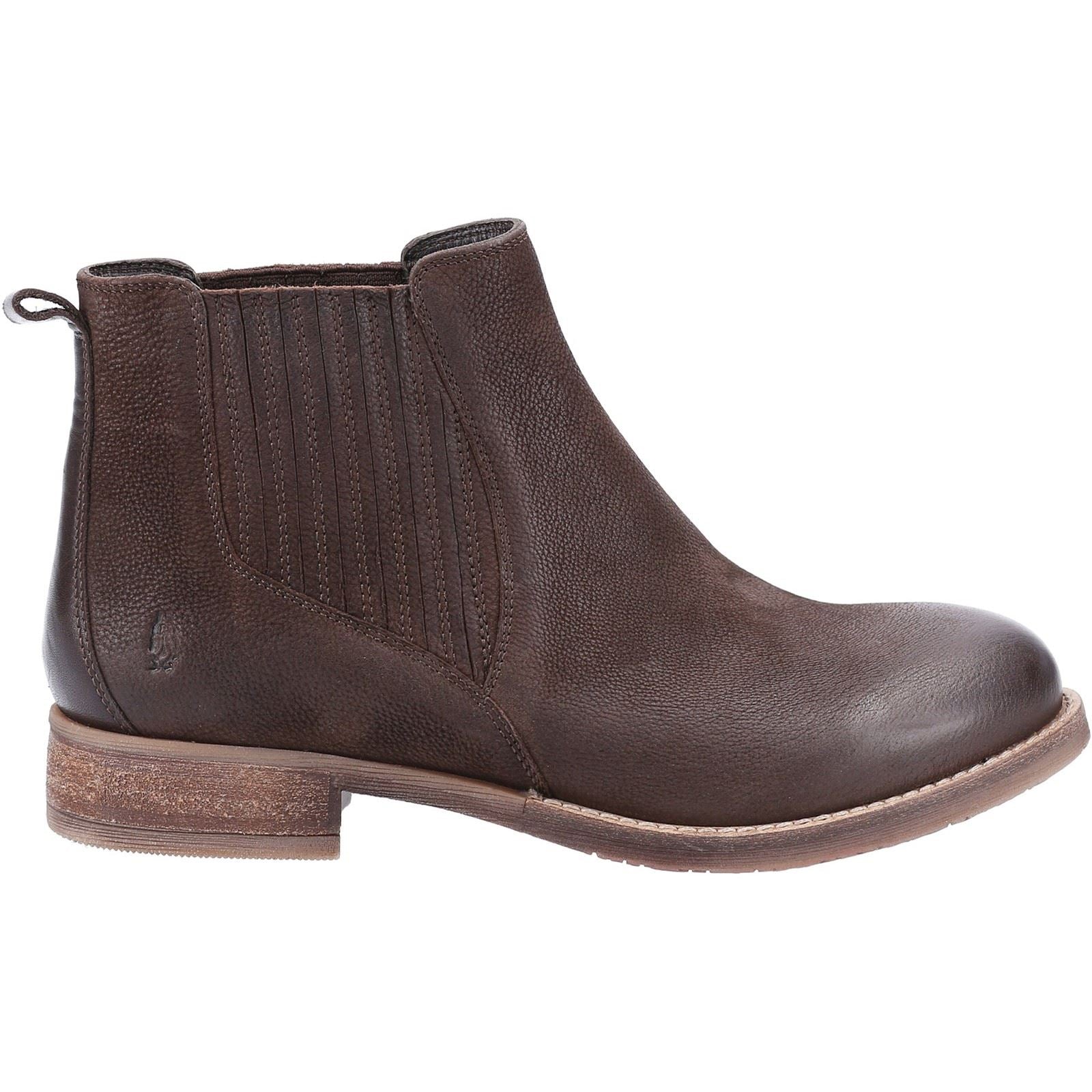 Hush Puppies Edith Damenstiefel Aus Braunem Leder