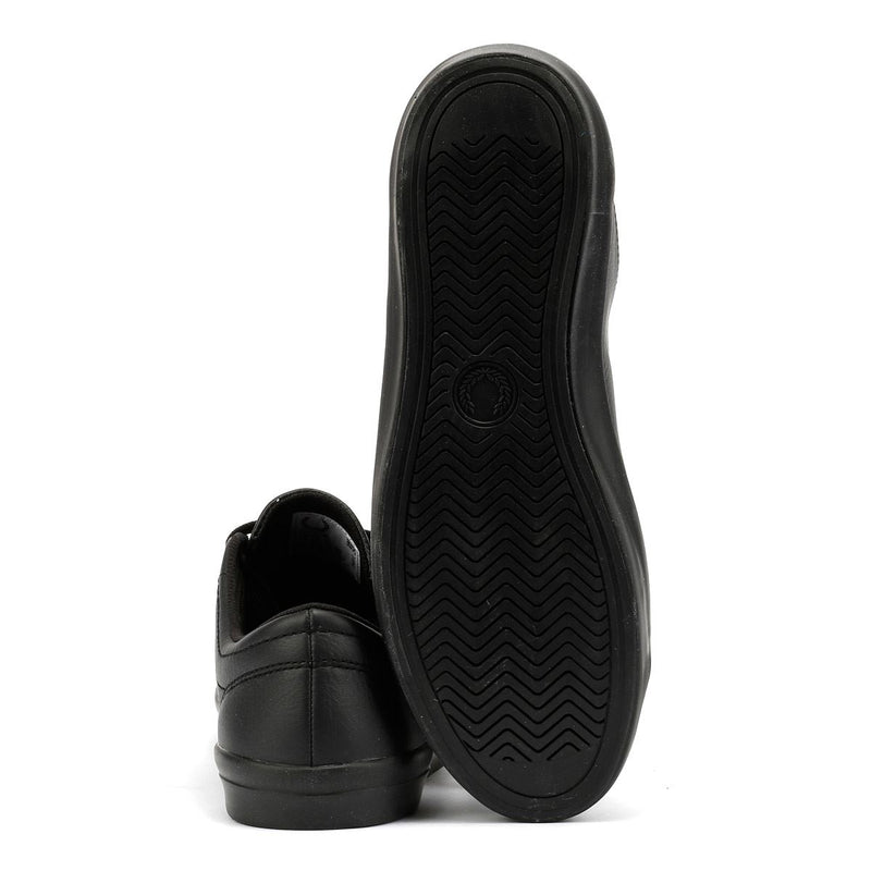 Fred Perry Baseline Herren Schwarz Leder Sneaker