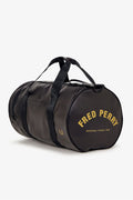 Fred Perry Tonal Classic Barrel Polyester Schwarz/Goldene Kreuztasche