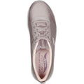 Skechers Arch Fit Refine Classy Doll Textile Damen Sneaker In Dunklem Taupe