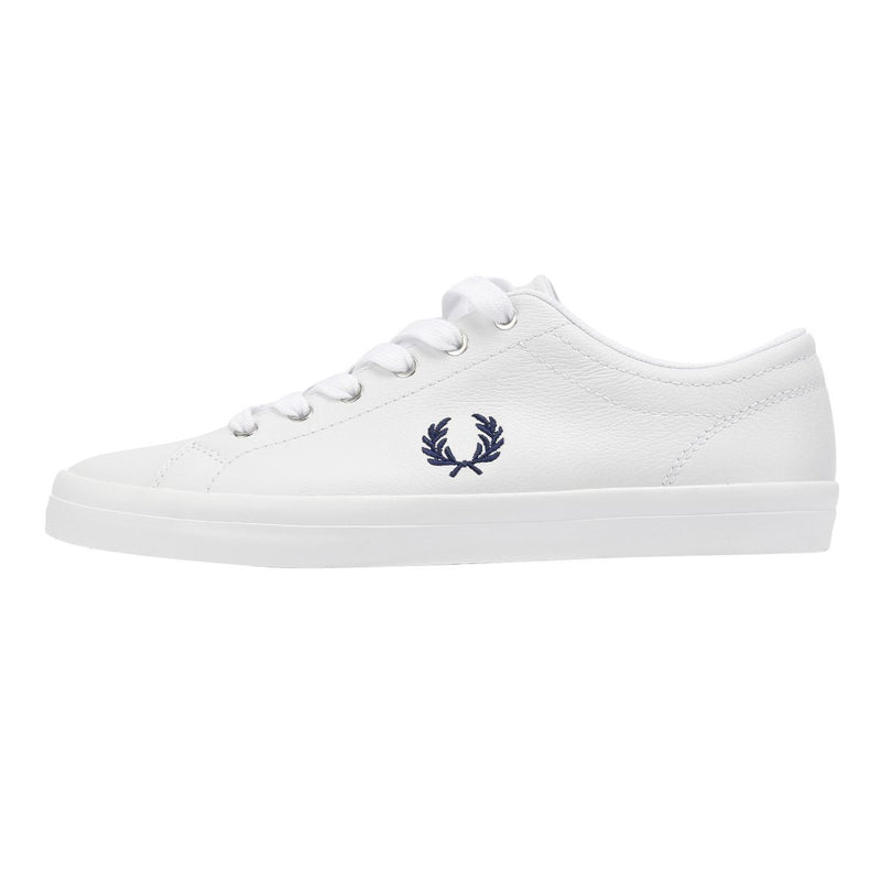 Fred Perry Baseline Leder Herren Weiße Sneakers