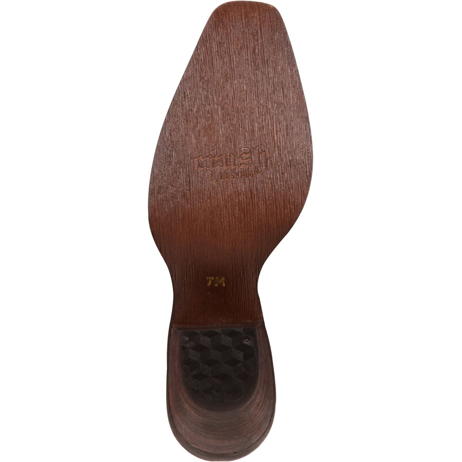 Durango Crush Damenstiefel Aus Cognacfarbenem Leder Im Used Look