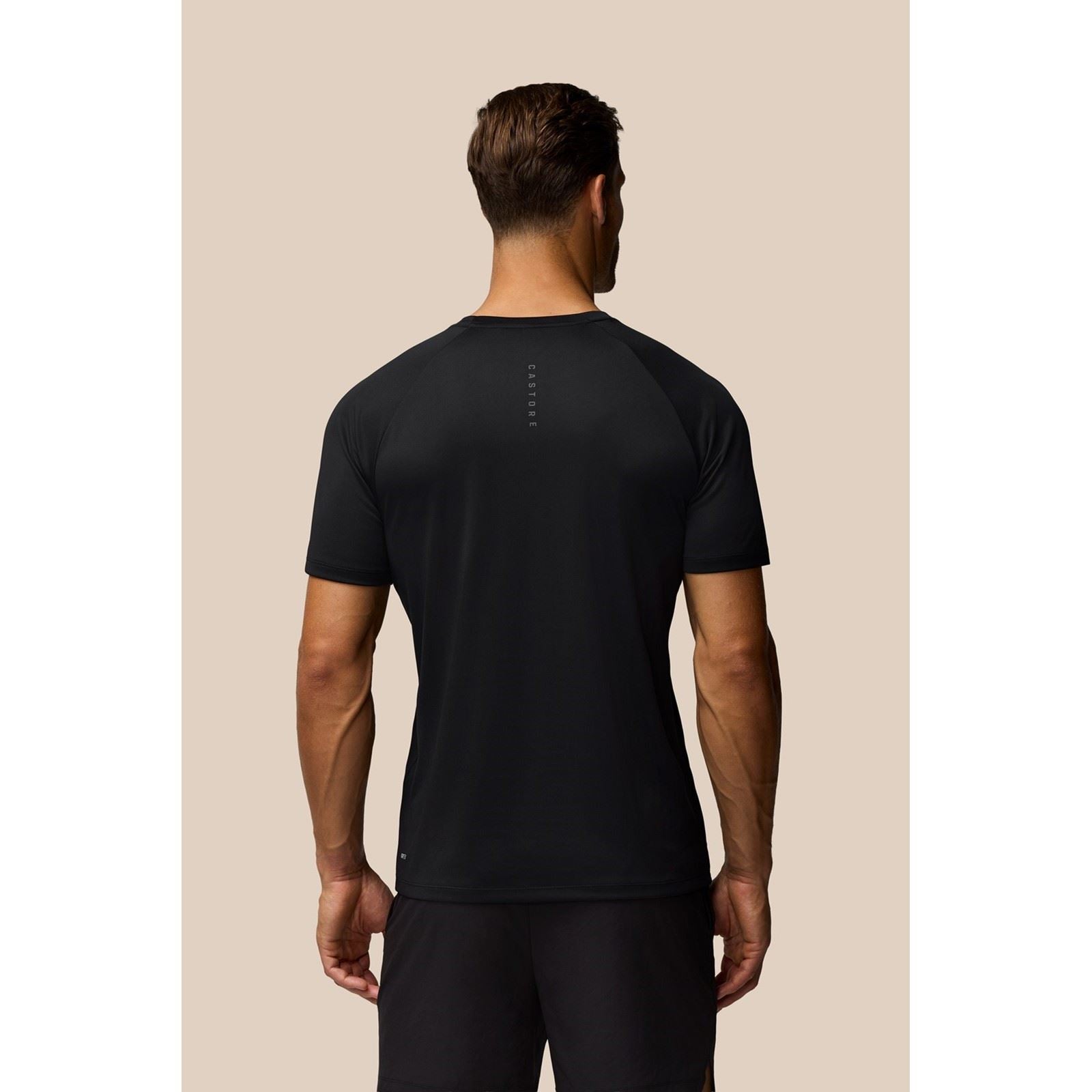 Castore Adapt Training T-Shirt Polyester Herren Schwarze Farbe Sport-T-Shirts