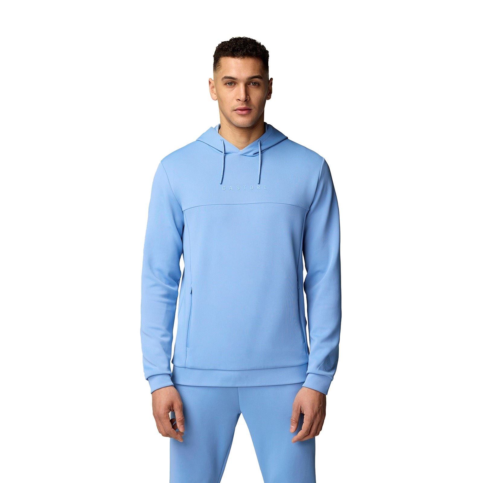 Castore Scuba Hoody Polyester Herren Blaue Hoodies