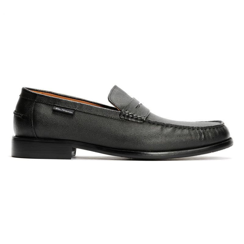 Ben Sherman Hester Leder Herren Schwarze Loafer