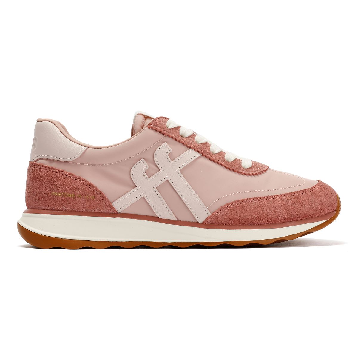 FitFlop X Pantone Retro-Q Wildleder Damen Pink Sneakers