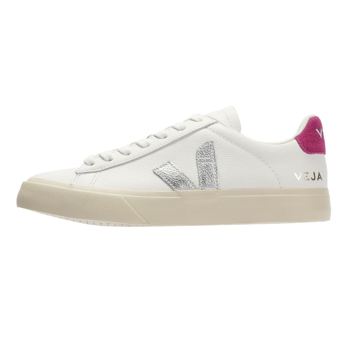 Veja Campo Leder Damen Weiße Sneakers