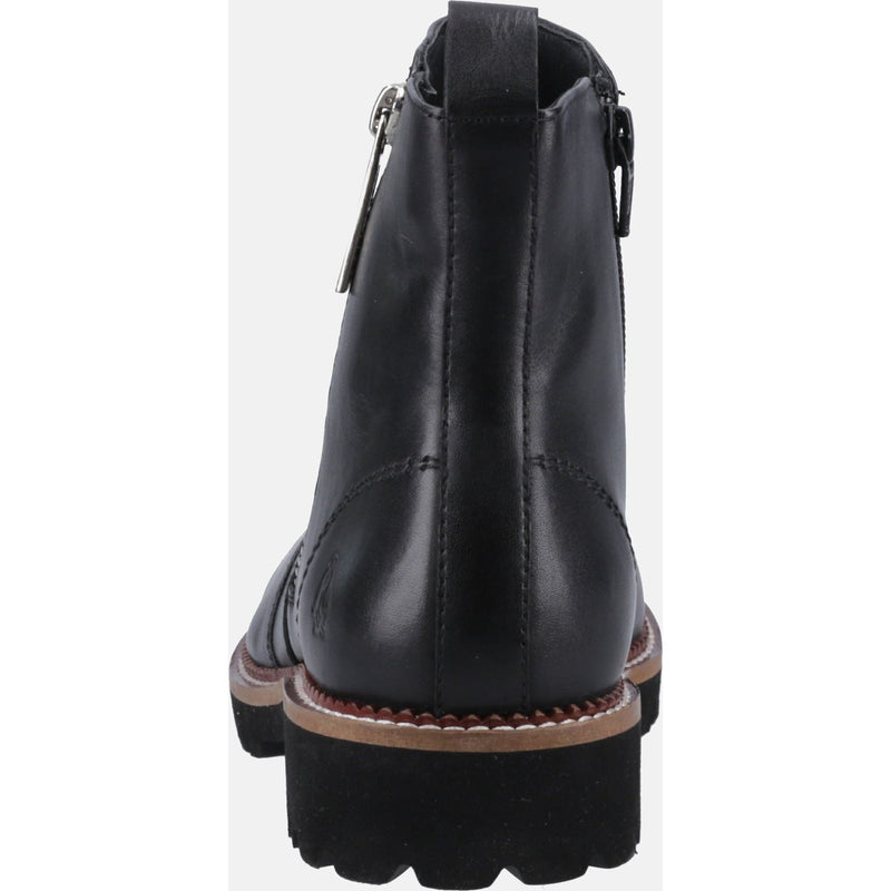 Hush Puppies Grace Zip Damenstiefel Aus Schwarzem Wildleder