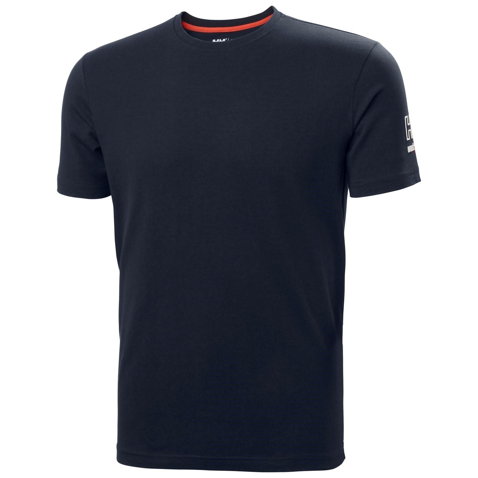 Helly Hansen Workwear Kensington Baumwoll Herrenblaue T-Shirts Mit Kurzen Ärmeln
