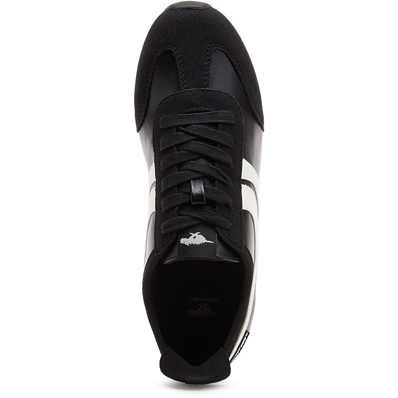 Rocket Dog Destin PU Combo Polyurethan Damenturnschuhe Schwarz/Weiß