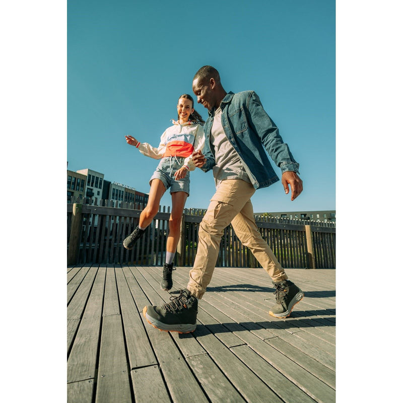 Hi-Tec Fuse Trek Mid Herren Wanderstiefel Aus Polyester In Schokoladenbraun/ Timberwolf