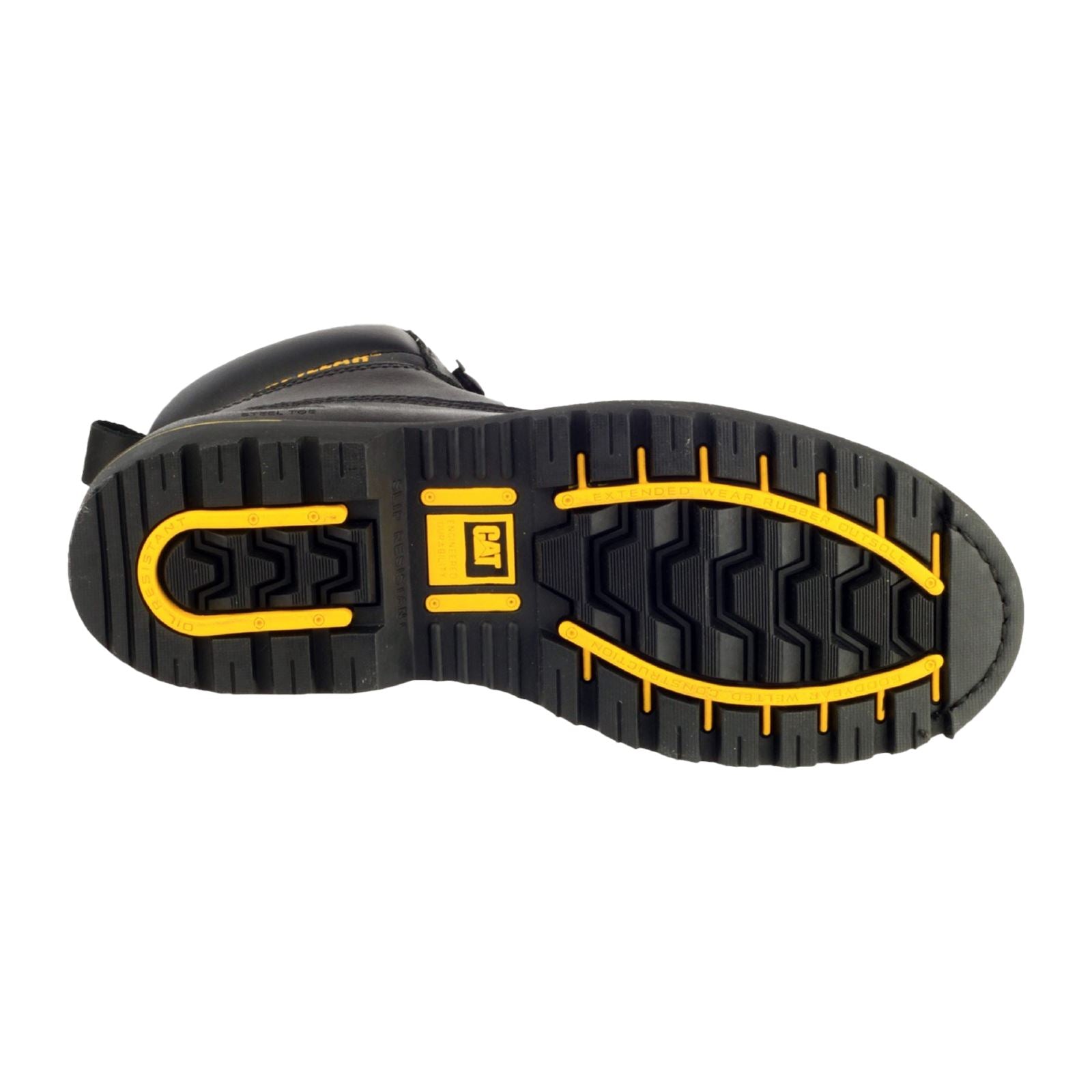 Caterpillar CatHolton S3 Leder Schwarz Sicherheitsschuhe