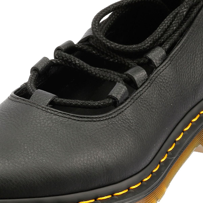 Dr. Martens Elphie II Virginia Lederschuhe Für Damen In Schwarz