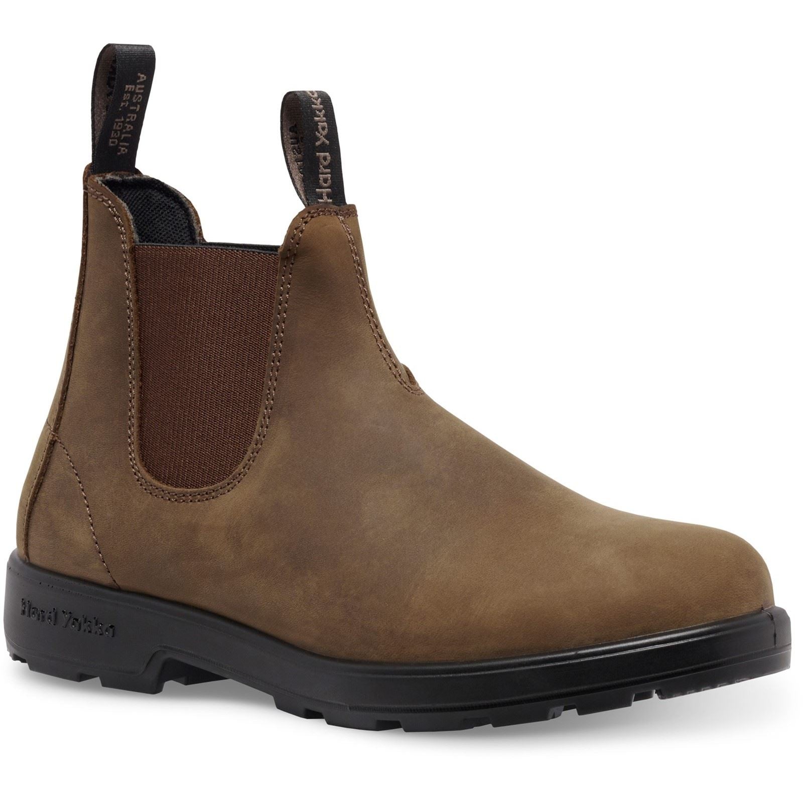 Hard Yakka Brunswick Leder Herren Sattelbraune Nubukstiefel