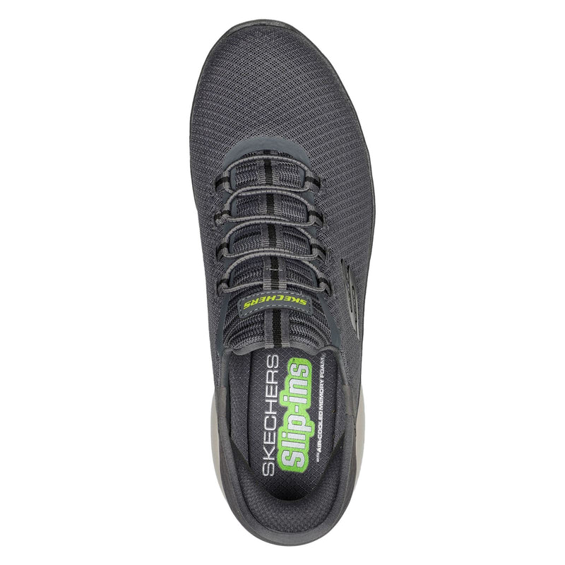 Skechers Slip-ins: Summits - High Range Polyester Herren-Sneaker In Anthrazit