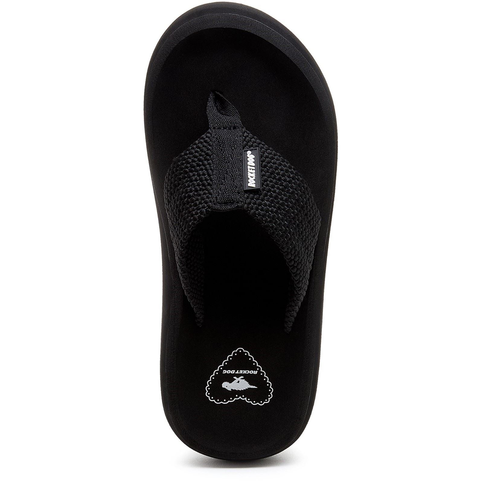 Rocket Dog Sandy Webbing Damen Sandalen Aus Textil In Schwarz