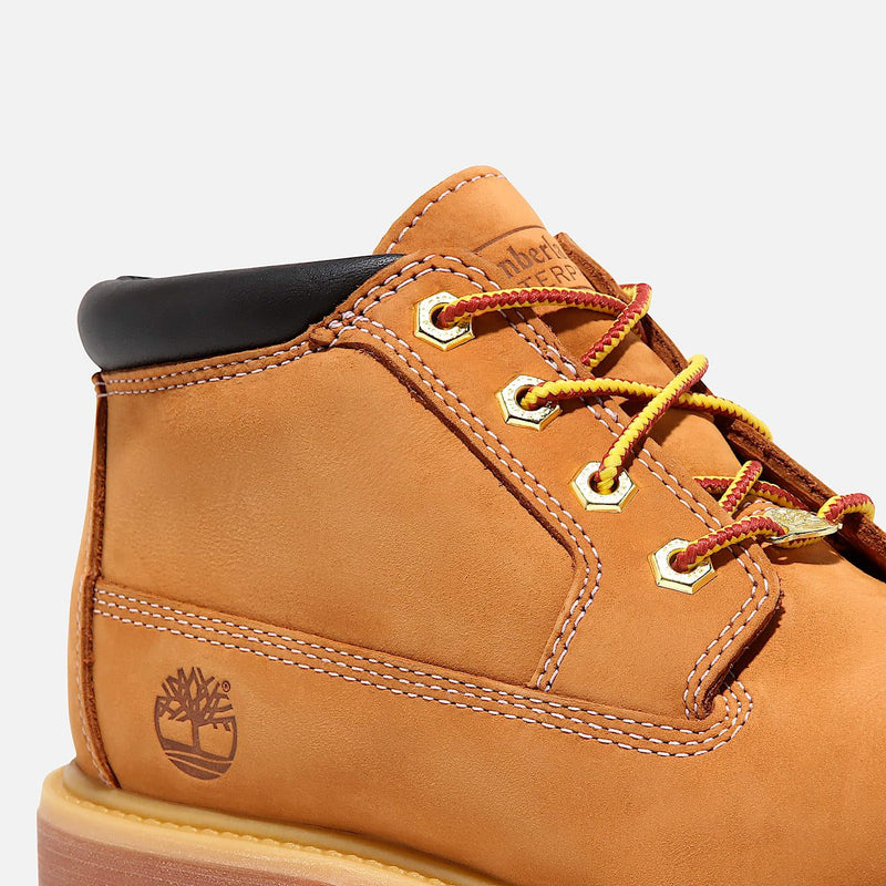 Timberland Nellie Mid Chukka Damen Gelbe Lederstiefel