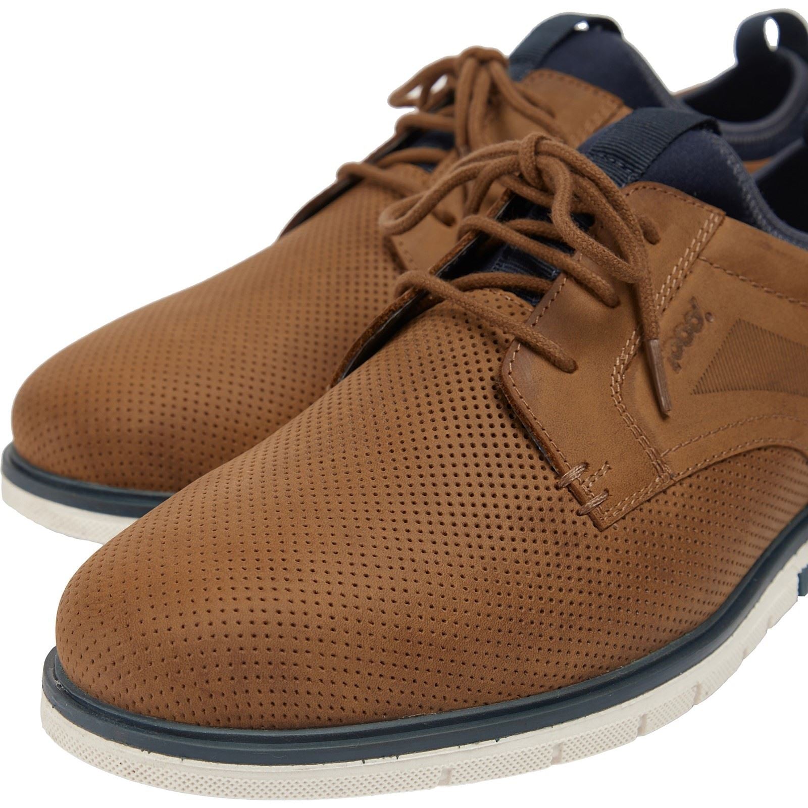 Pod Murphy Leder Herren Tan Schnürschuhe