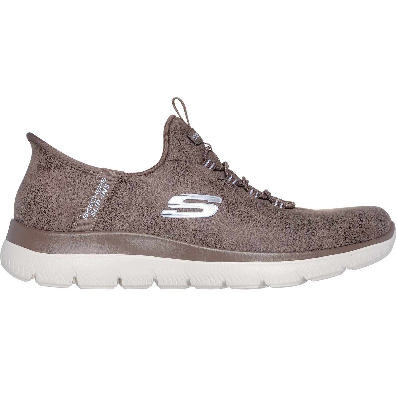 Skechers Summits Unknown Trail Synthetik Damen Braune Sneakers