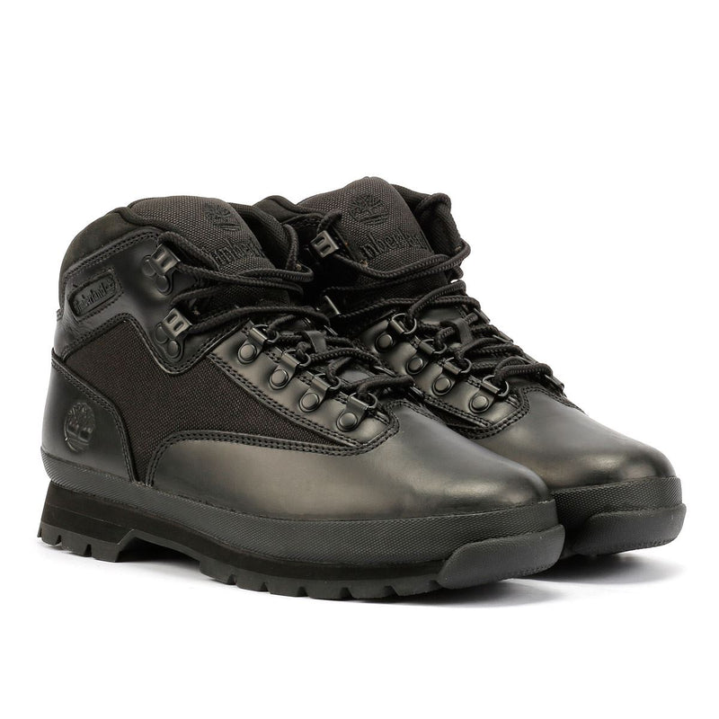 Timberland Euro Hiker Workwear I Blackout Herren Stiefel Aus Schwarzem Leder