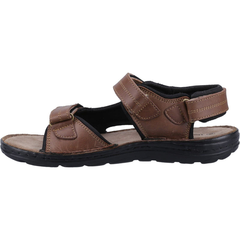 Hush Puppies Alistair Herren Sandalen Aus Braunem Leder