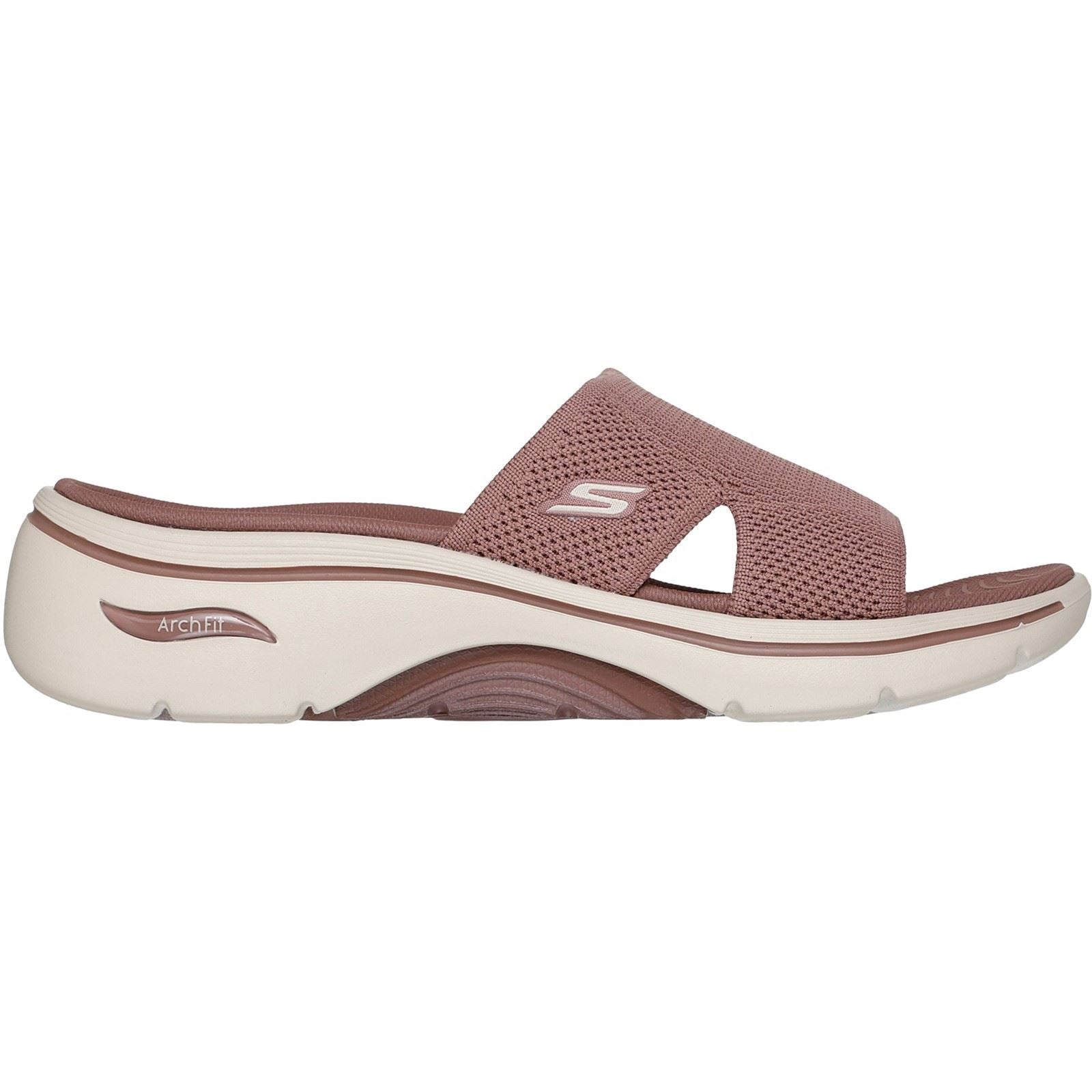Skechers Go Walk Arch Fit 2.0 Textile Damen Sandalen In Braun
