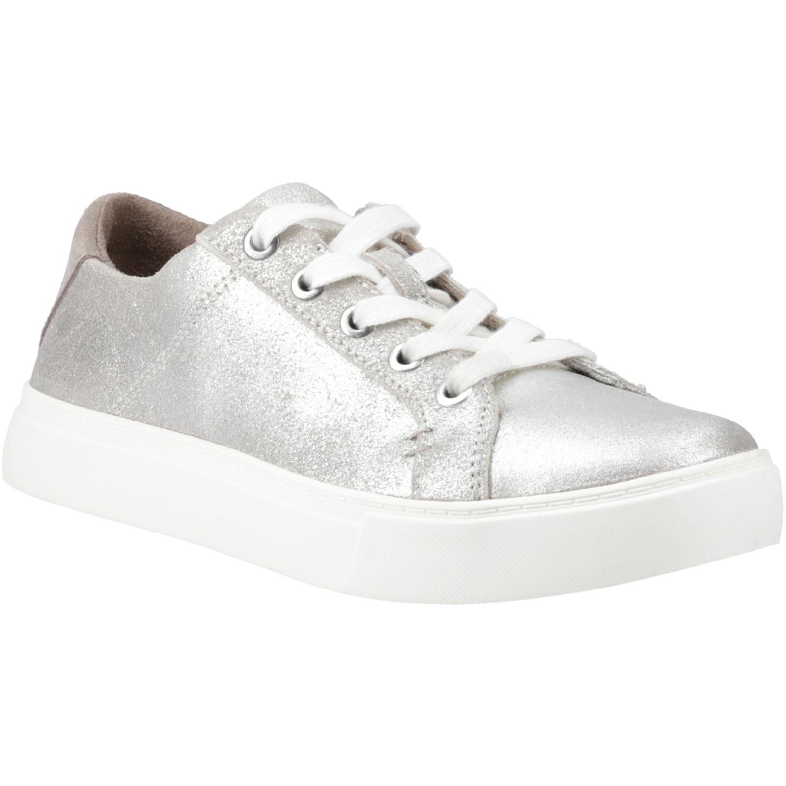 TOMS Kameron Leder Damen Silber Sneakers