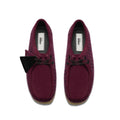 Clarks Originals Wallabee Damen Lila Textilschuhe