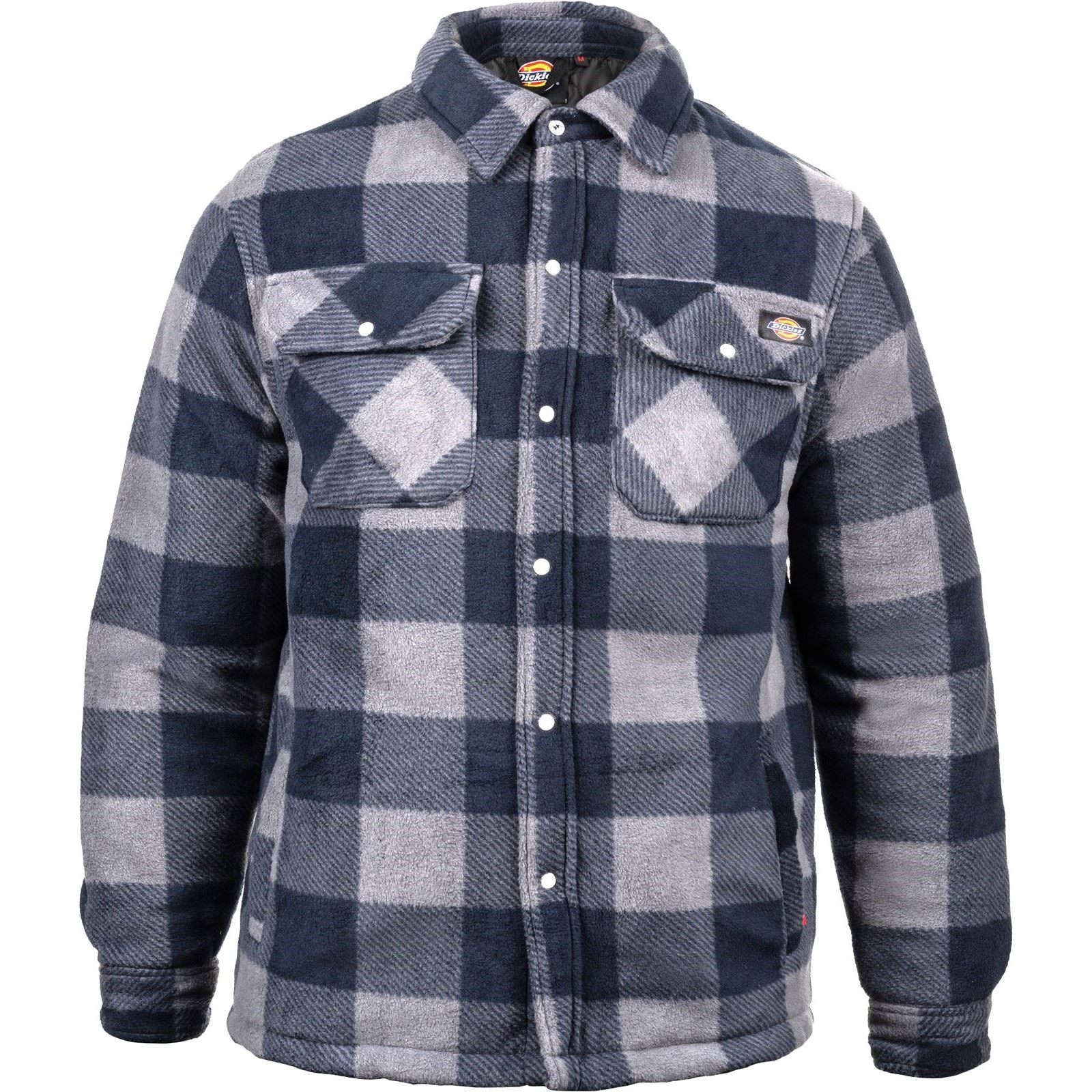 Dickies Portland Polyester Herren Blau Freizeithemd