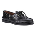 Sperry Authentic 2 Eye Damen Bootsschuhe Aus Schwarzem Leder