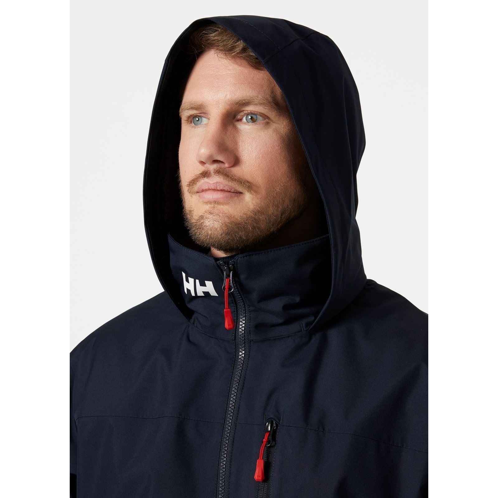 Helly Hansen Sport Crew Hooded Midlayer Sailing 2.1 Herren Blaue Segeljacke