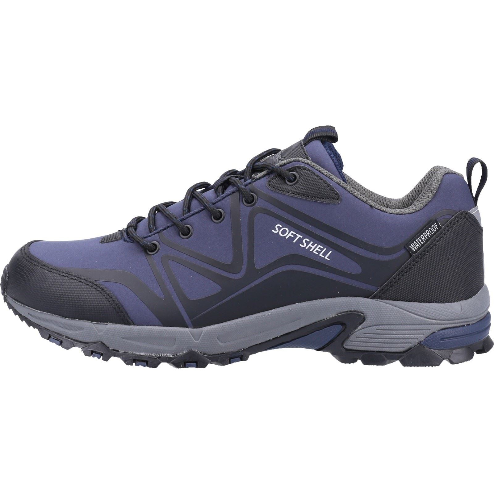 Cotswold Abbeydale Low Synthetik-Herren-Wanderstiefel In Blau/Schwarz/Grau