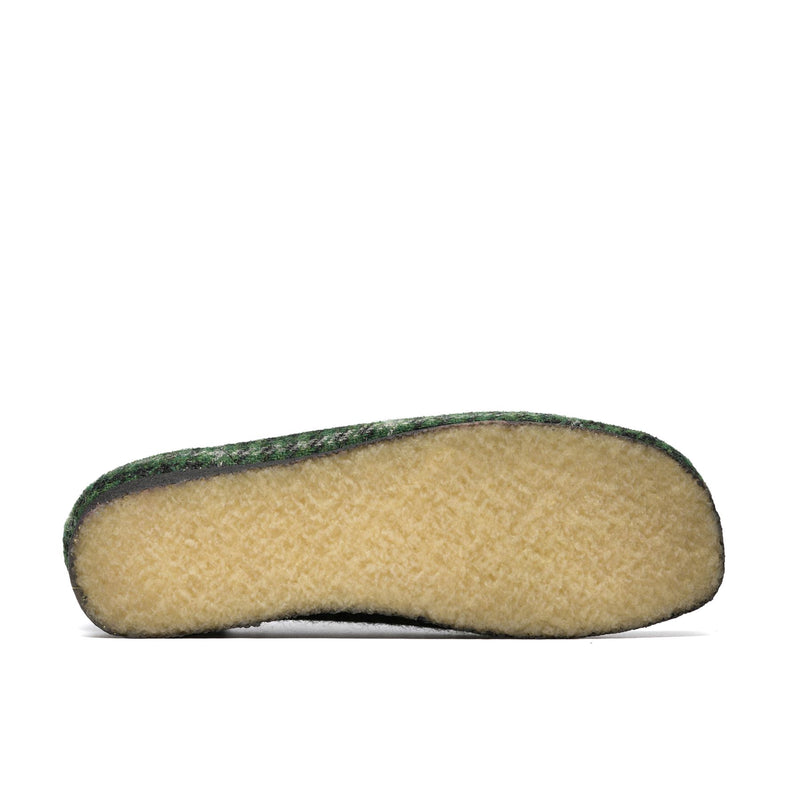 Clarks Originals Wallabee Herren Stoff Stiefel In Grün