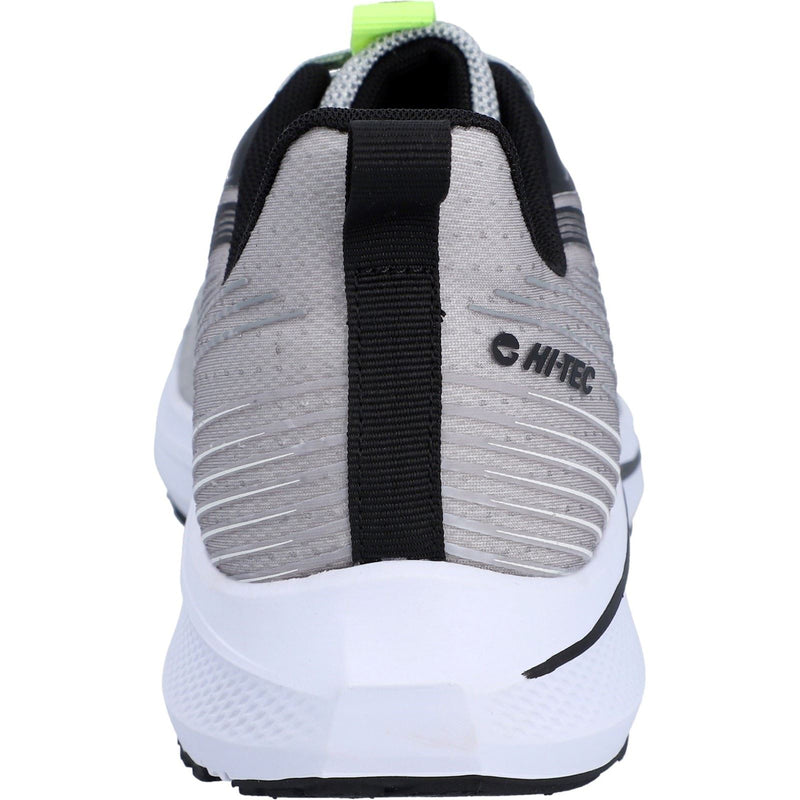 Hi-Tec Santorini Polyester Herren Sneaker In Cool Grey/Schwarz/Acid Lime