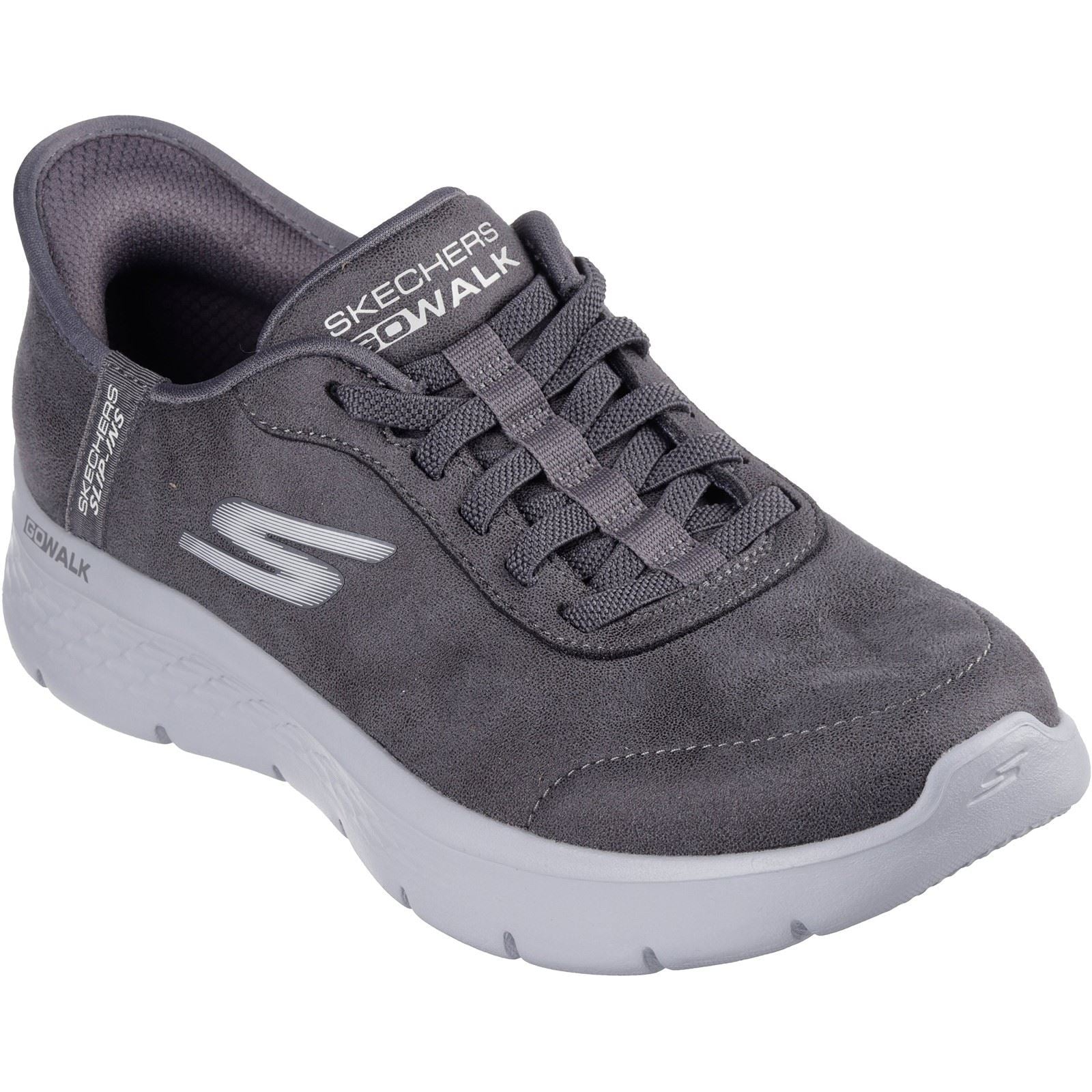 Skechers Go Walk Flex Mali Textile Damen Sneakers In Anthrazit