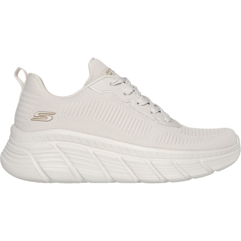 Skechers Bobs B Flex Hi Flying Textile Damen Sneaker In Off-Weiß