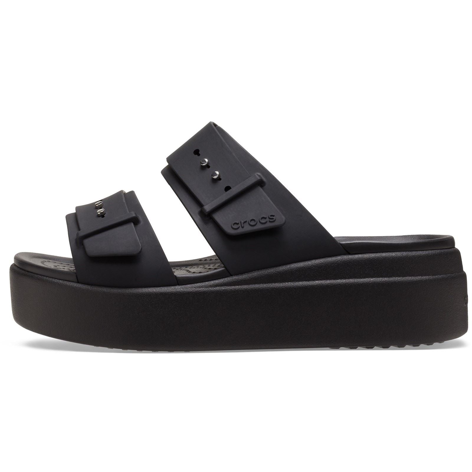 Crocs Brooklyn Damen Sandalen Aus Thermoplastischem Material In Schwarz
