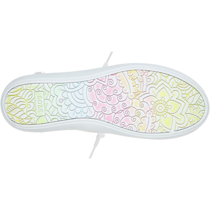 Skechers BOBS B Cute Baumwoll Damensneaker In Weiß