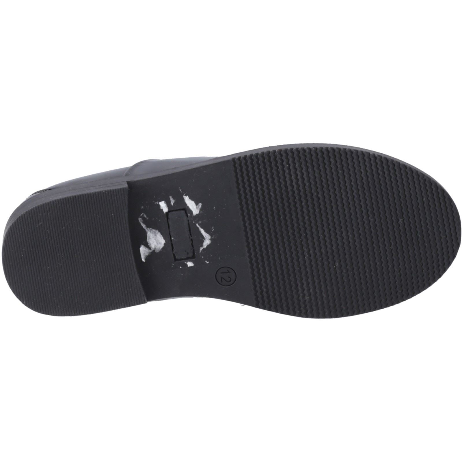 Hush Puppies Nellie Patent Mädchenschuhe Aus Schwarzem Leder