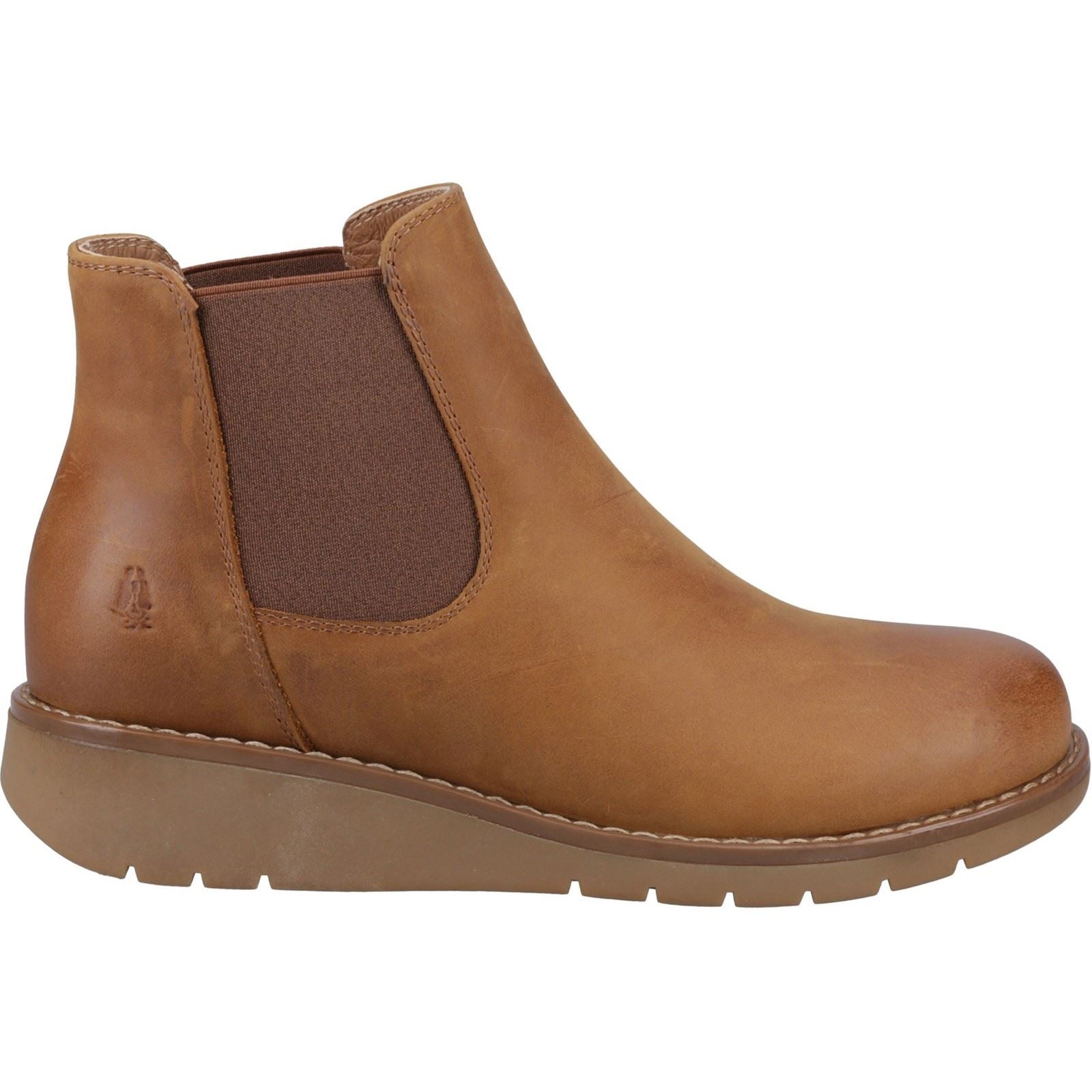 Hush Puppies Leonie Leder Damen Tan Stiefel