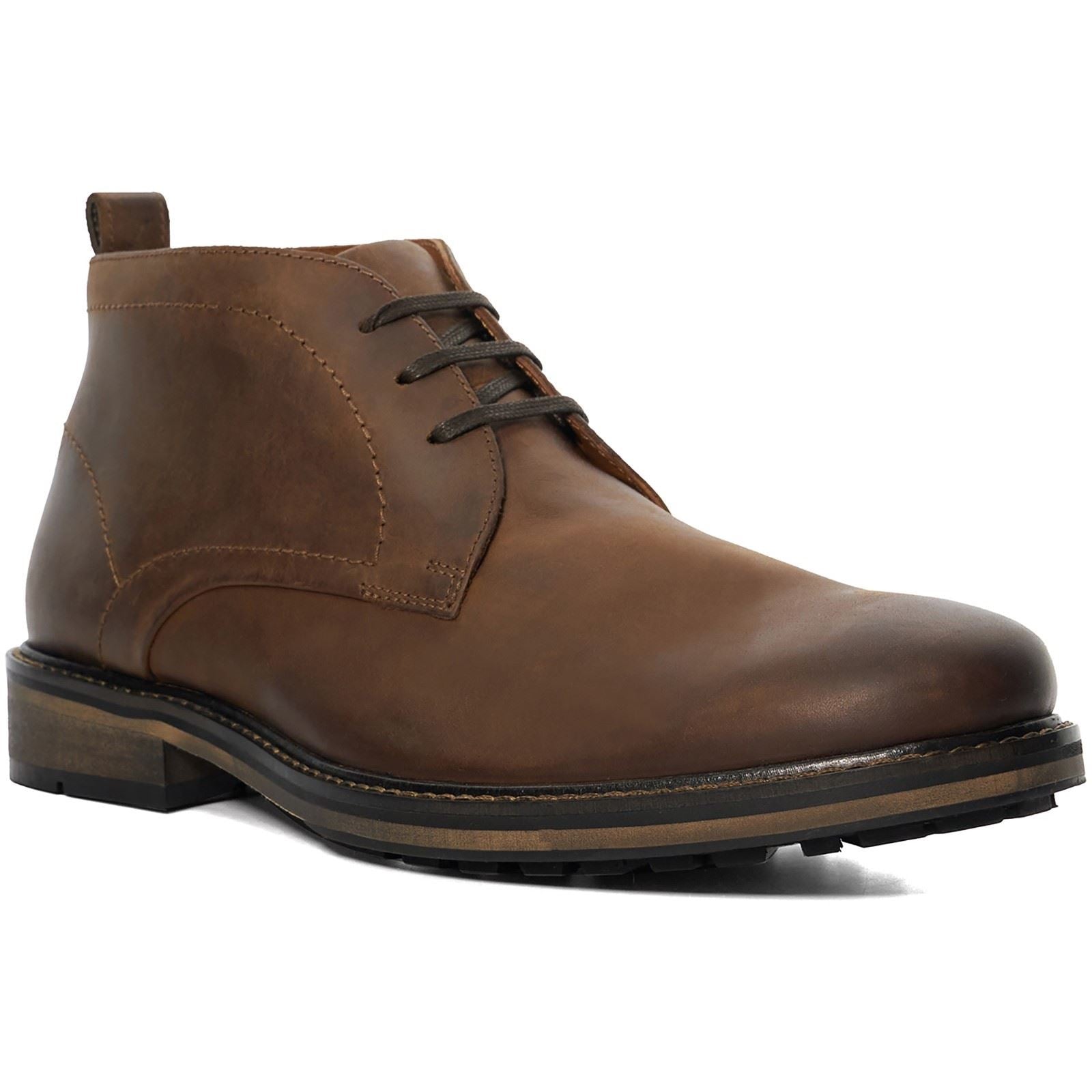 Dune Charleys Braune Herrenstiefel Aus Leder