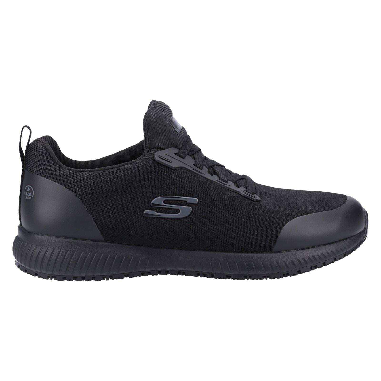 Skechers Workwear Squad SR Myton Textil Herren Schwarze Sicherheits-Sneaker