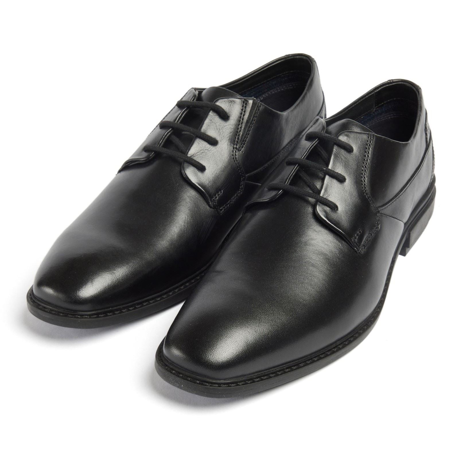 Pod Smyth Herrenschuhe Aus Schwarzem Leder Mit Schnürung