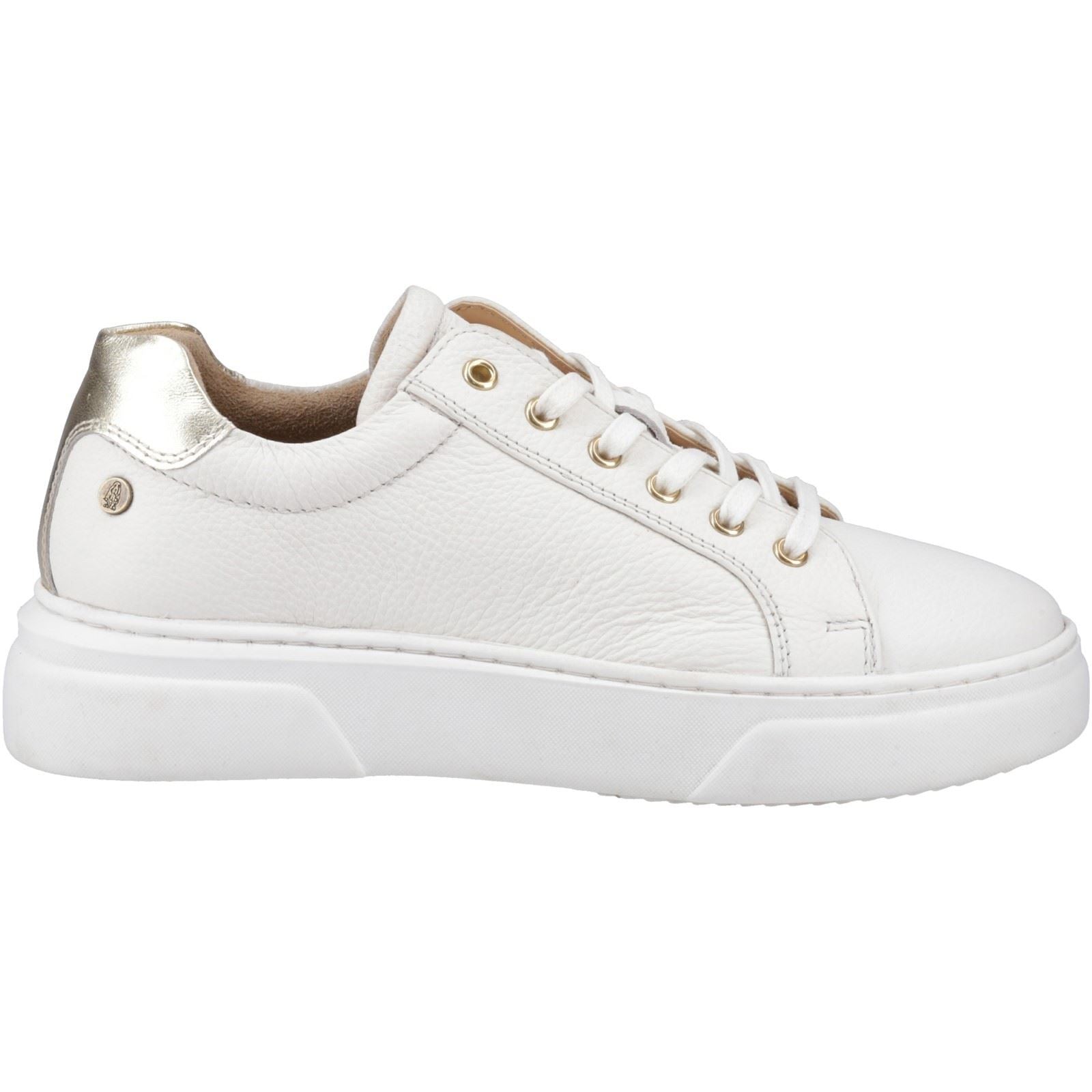 Hush Puppies Kathryn Damen Sneaker Aus Weißem Leder